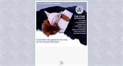 Desktop Screenshot of catclub-sudatlantique.com